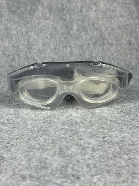 Aqua Sphere Kaiman Clear Swim Goggles Made in Italy + Hard Case